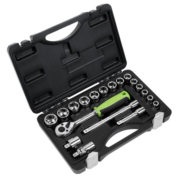 Socket Set 3/8"Sq Drive 19pc