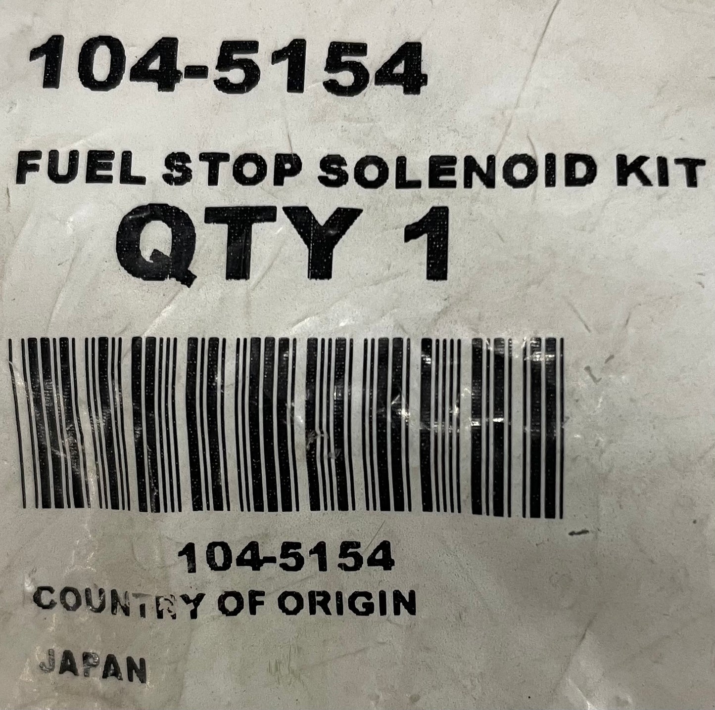 104-5154 Fuel Stop Solenoid Kit