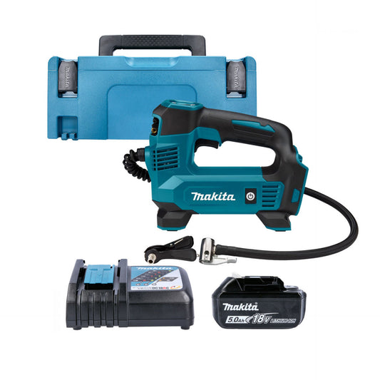 Makita DMP180RT1J 18V LXT Cordless Inflator Pump with 1x 5.0Ah Battery