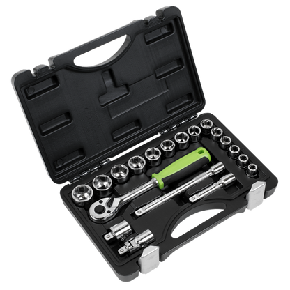 Socket Set 3/8"Sq Drive 19pc