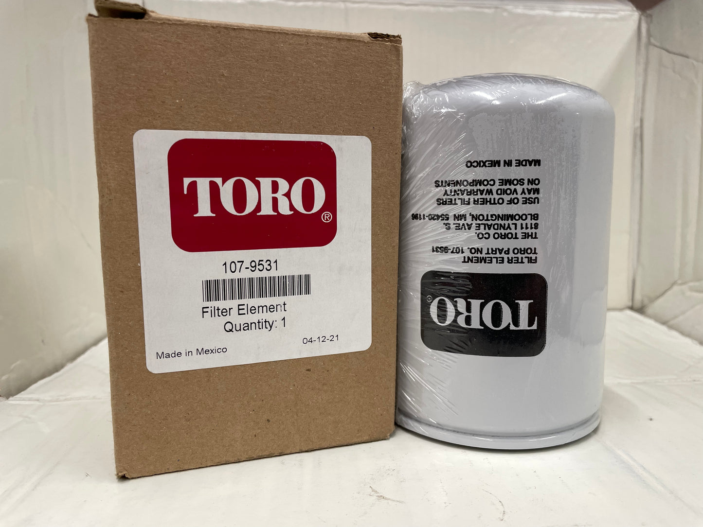 107-9531 Toro Hydraulic Filter – Hopkins Machinery Shop